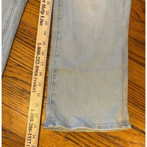 NWT American Eagle Kick Boot Crop Next Level Stretch Women’s 6 $60 Light Wash - Picture 8 of 8
